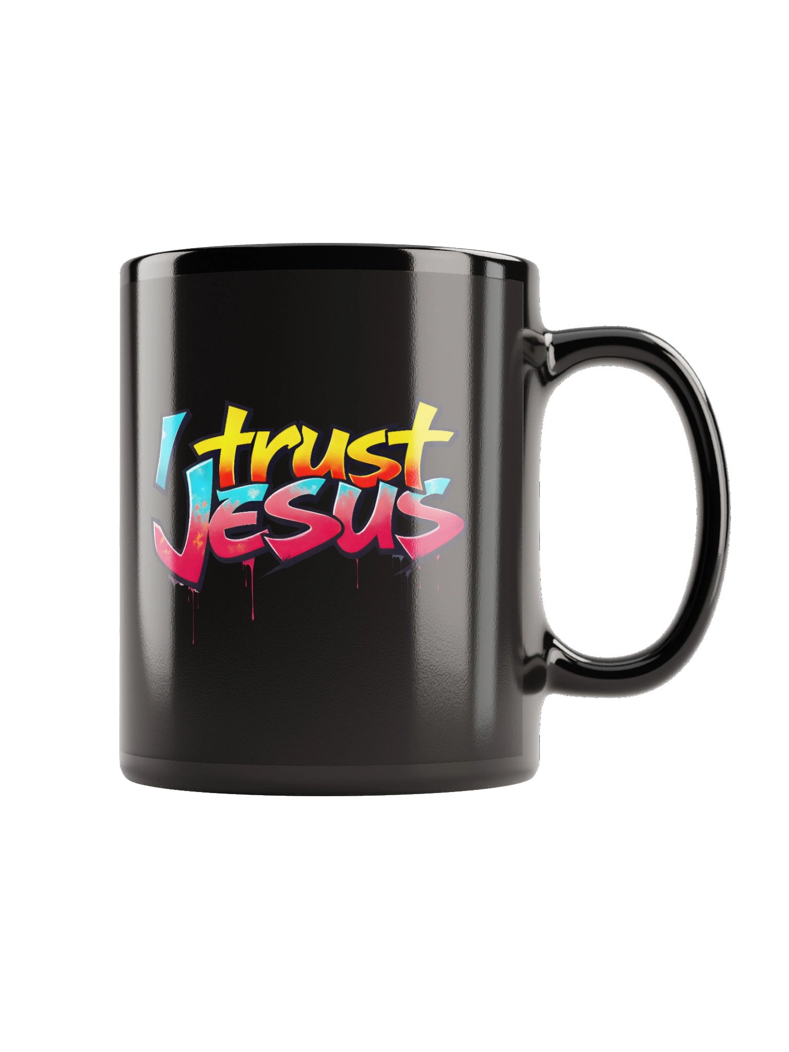 I Trust Jesus Graffiti Mug product image (4)