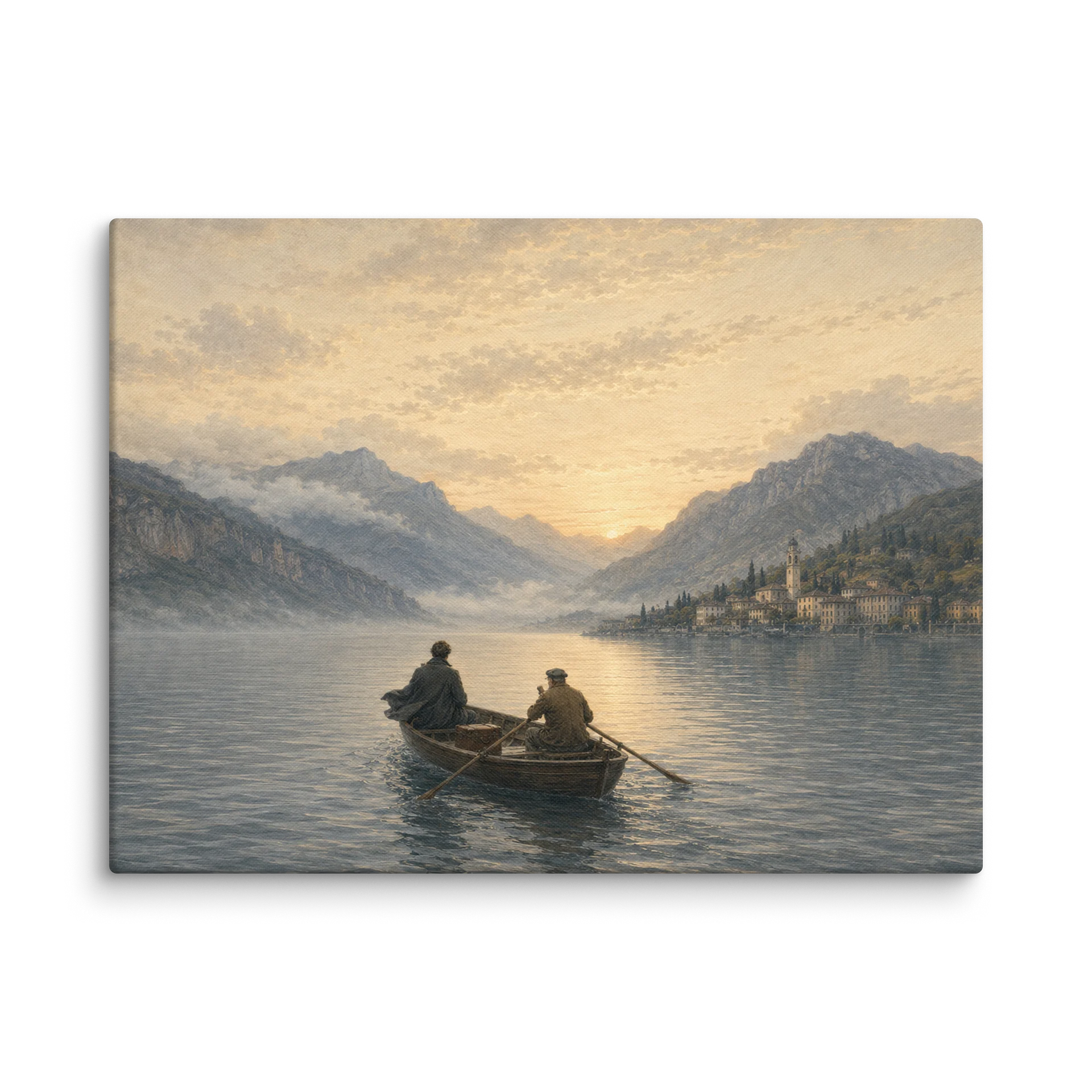 Traversata sul Lago di Como — Gallery Canvas product image (1)