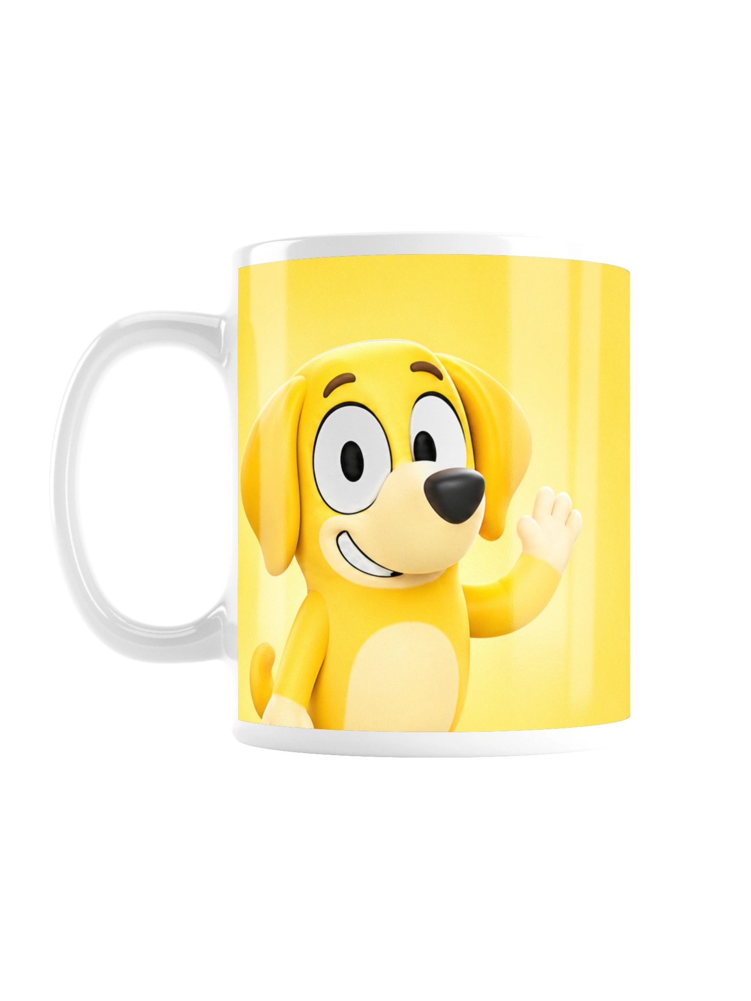 Yellow Puppy - Premium White Glossy Mug product image (1)