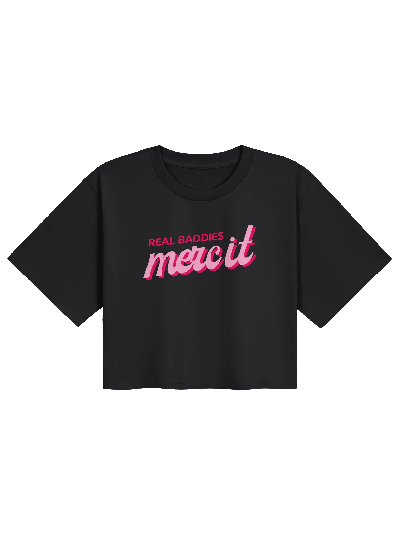 REAL BADDIES MERC IT CROP TEE product image (1)
