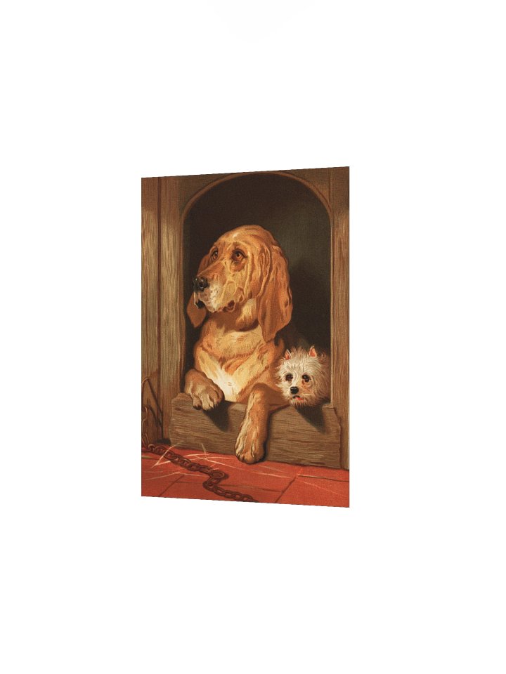 vintage dog - Cozy Canine Retreat Poster product image (18)