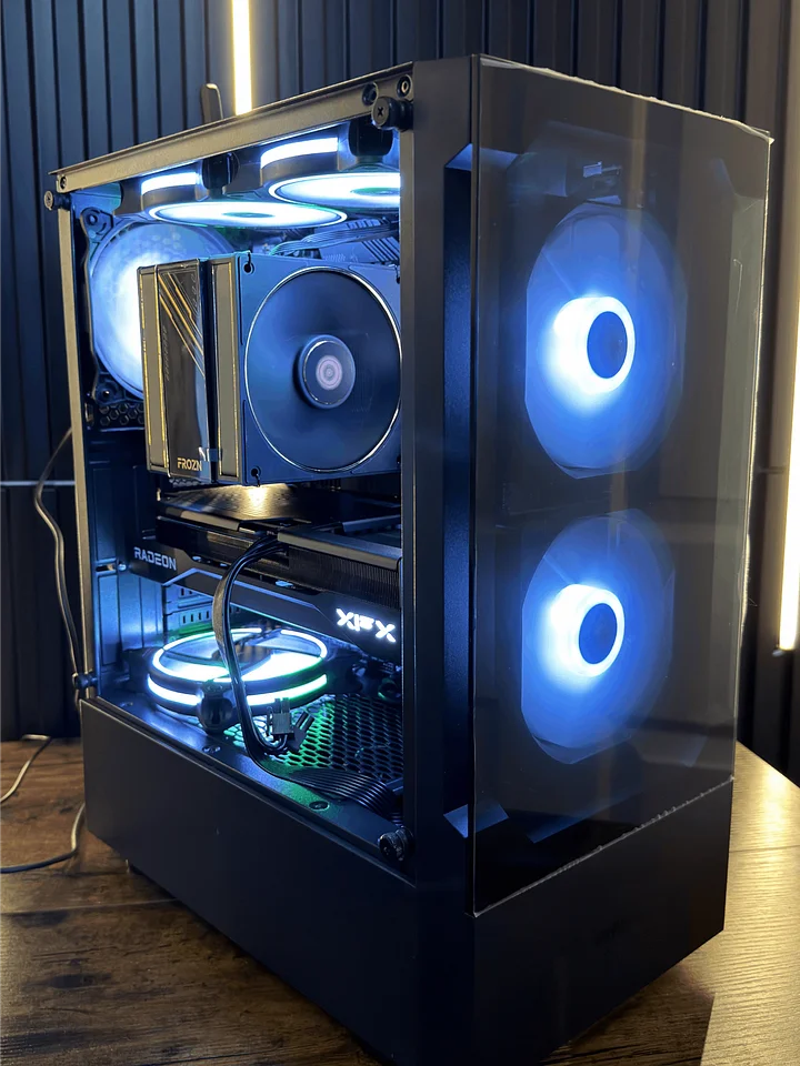 Pc Gaming Titanium One - Ryzen 7 5800XT + 9060 XT 16GB + 32GB DDR4 3200MHz + Gigabyte B550 product image (1)