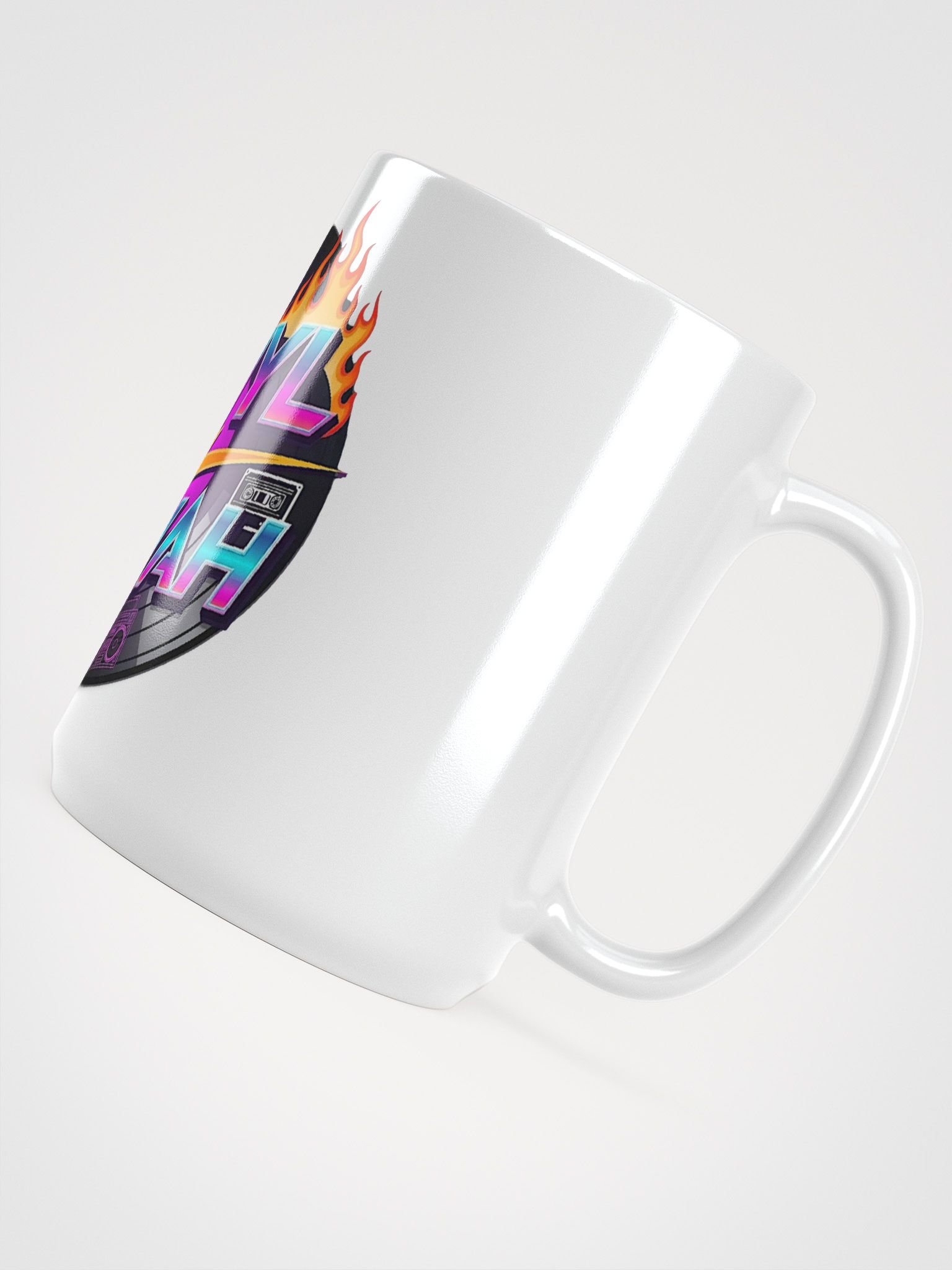 VYNYL FEVAH COFFEE MUG: BREWED FOR ROCK product image (5)