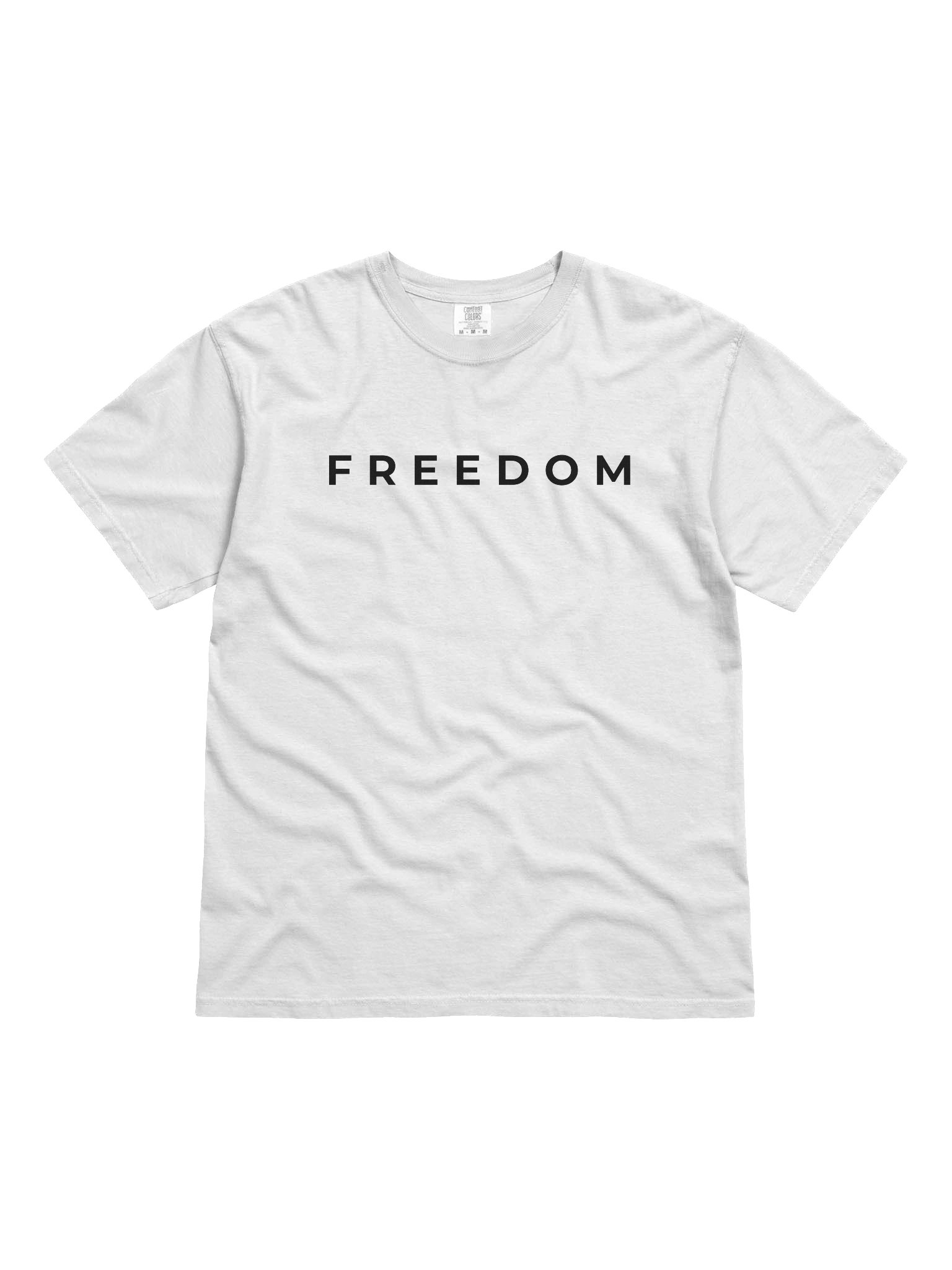 White Freedom T-Shirt product image (3)