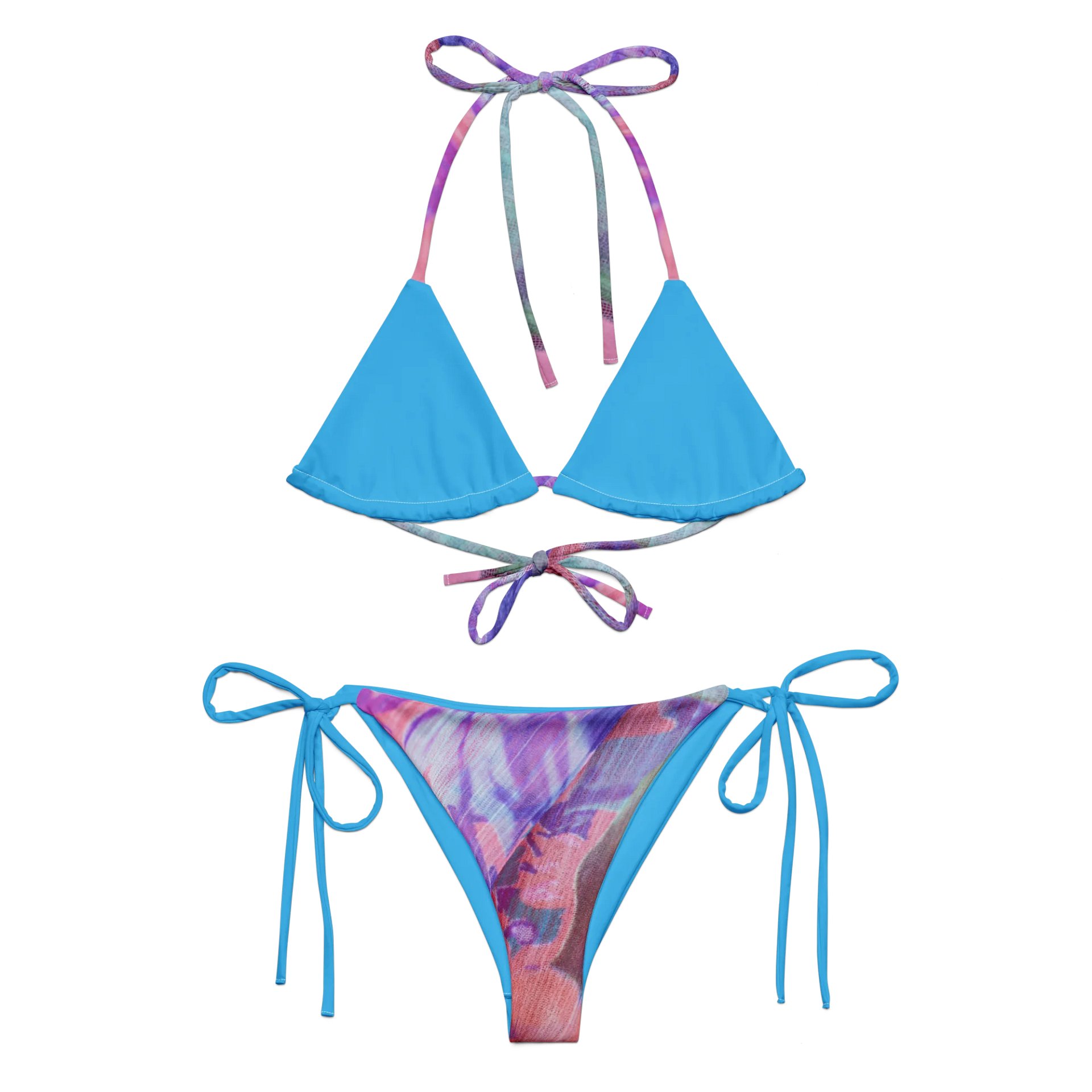 Paradise Breeze String Bikini in Sky Blue Color product image (1)