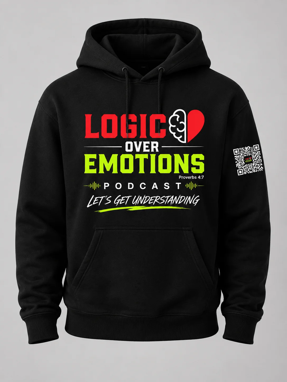 Logic Over Emotions “Let’s Get Understanding” Hoodie product image (1)