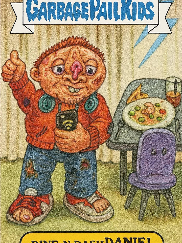 Dine-n-Dash Daniel Stickers product image (1)