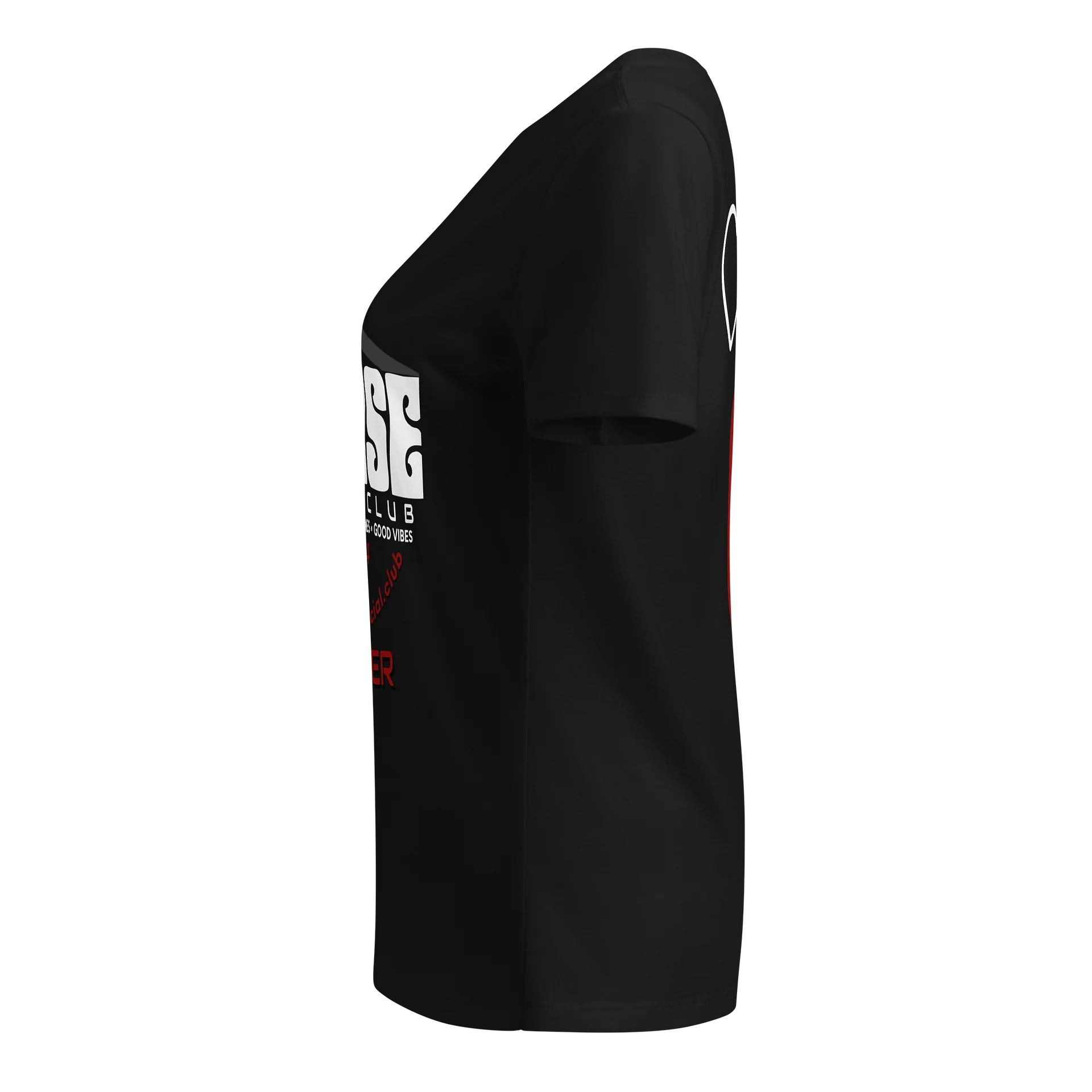 The House Women’s V‑Neck Tee-Black product image (2)