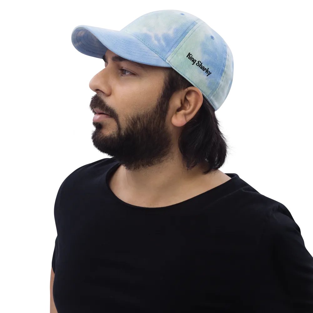 King Sharky Blue Cloud Tie Dye Hat product image (4)