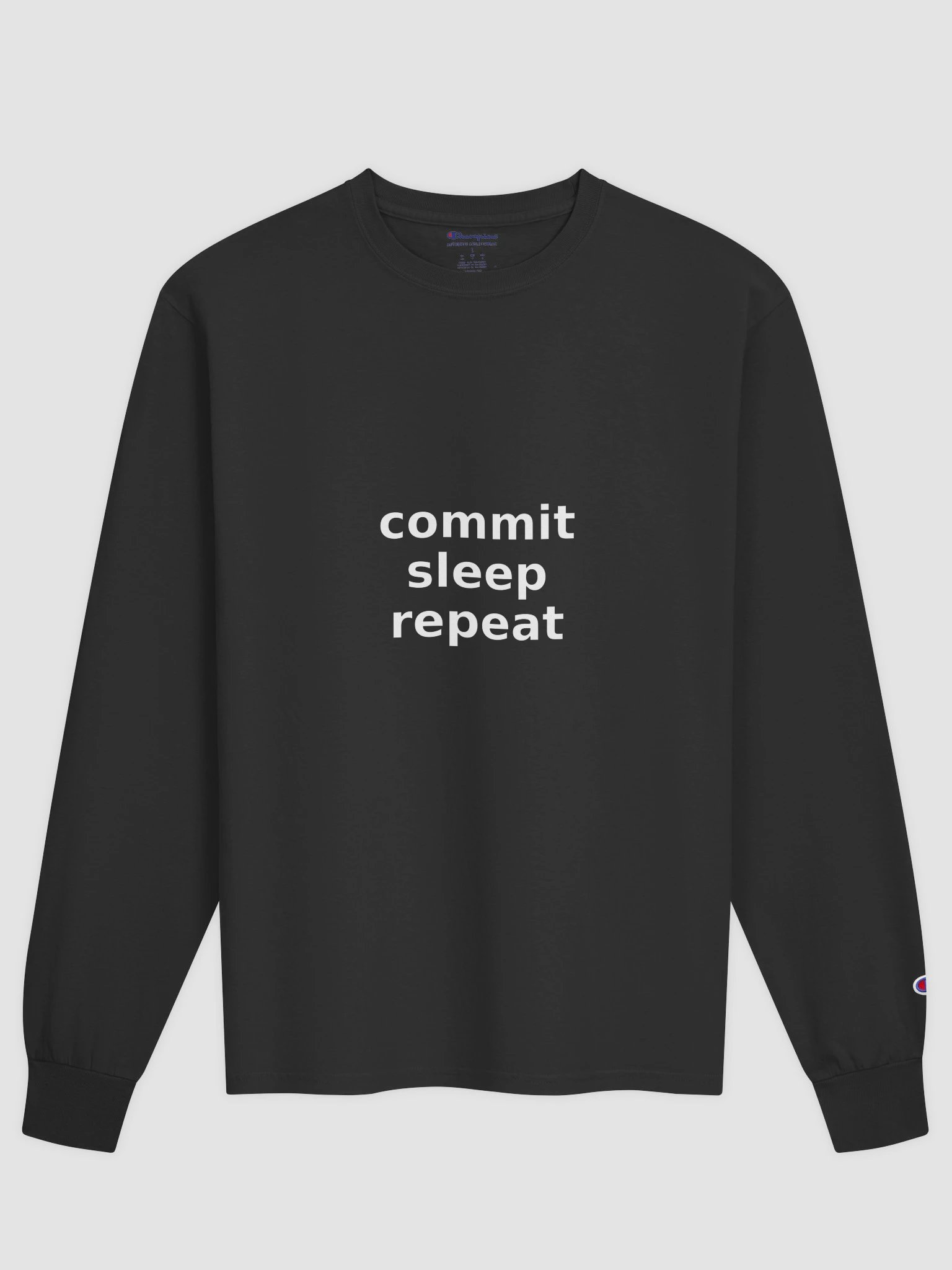 Commit Sleep Repeat Long Sleeve product image (1)