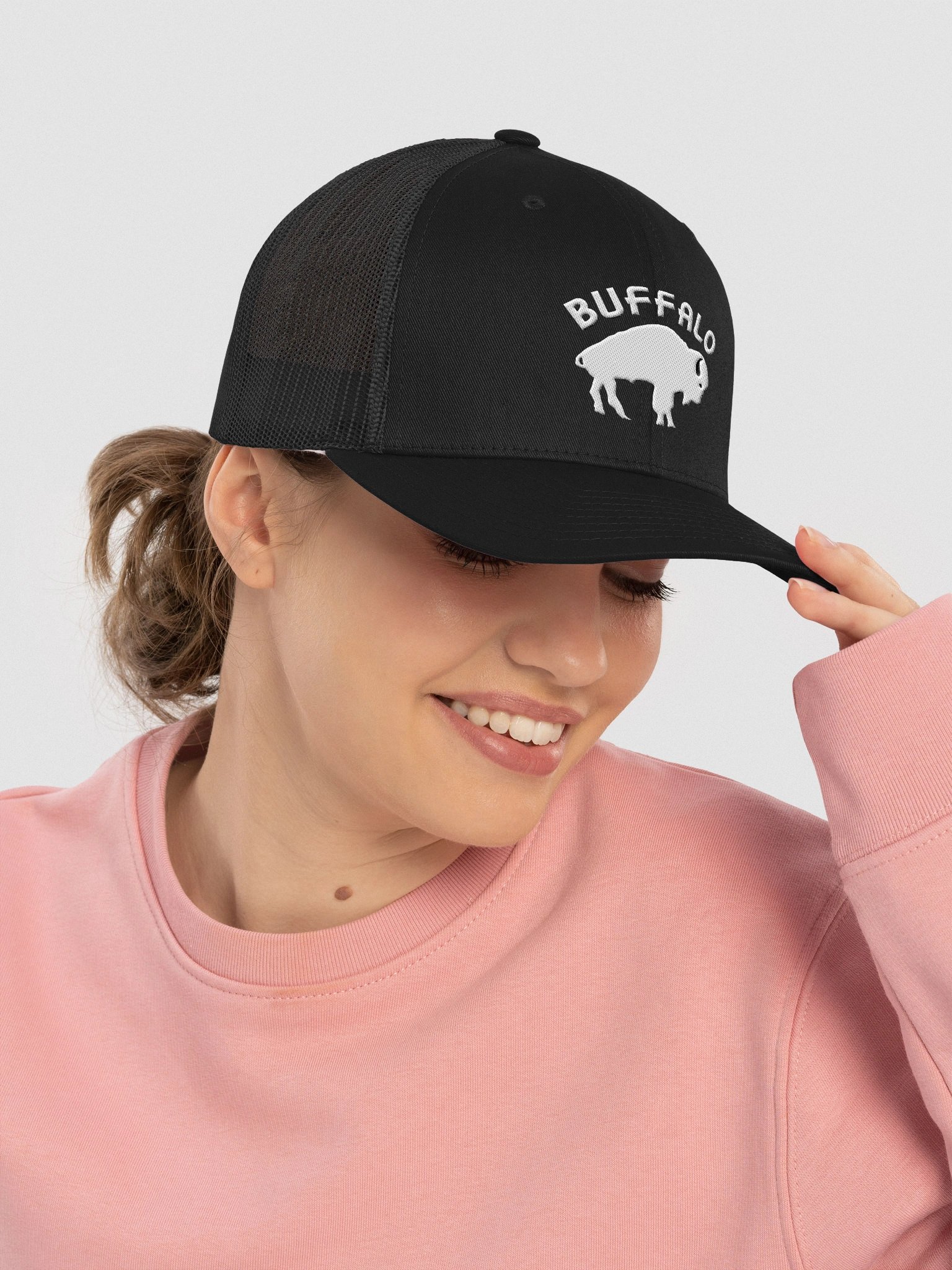 SOUTH BUFFALO Classic Trucker Hat BLACK product image (5)