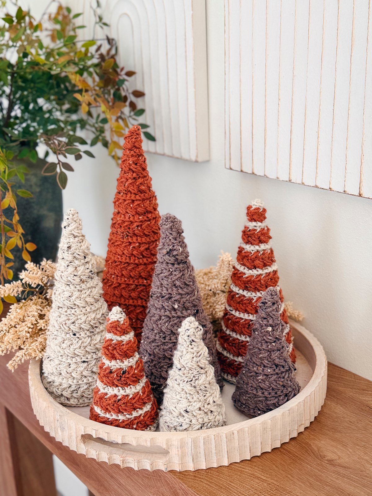 Wheat Stitch™ Crochet Tree Pattern | Fall, Winter & Holiday DIY Decor product image (7)