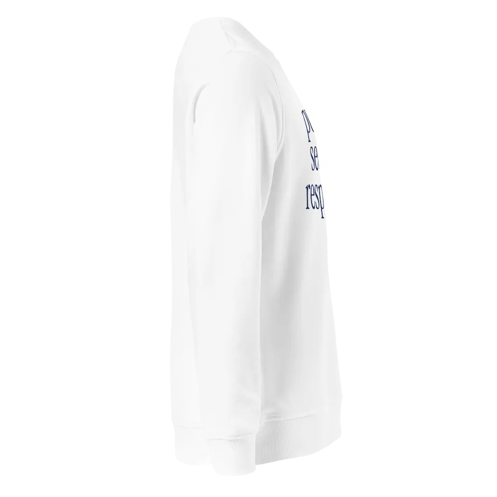 Public Sector Respecter Crewneck (White) product image (6)
