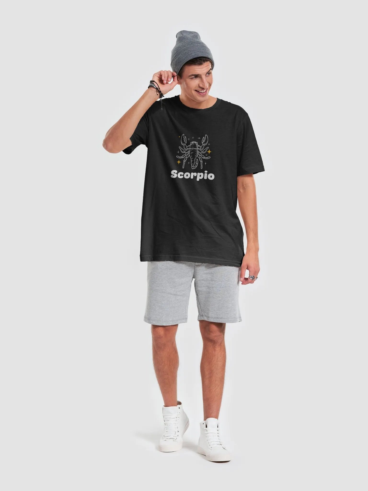 Scorpio Scorpion T-shirt - White Writing product image (4)