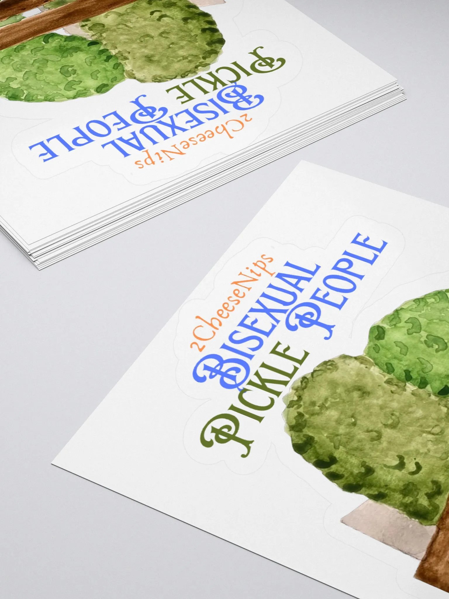 Bisexual Pickle People Sticker product image (7)
