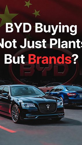 Here’s your morning briefing it looks like BYD is sniffing around again. Supposedly it’s only factories but now it’s brands a...