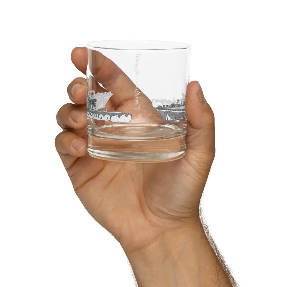 Foss tug Rocks Glass 10.5oz product image (8)