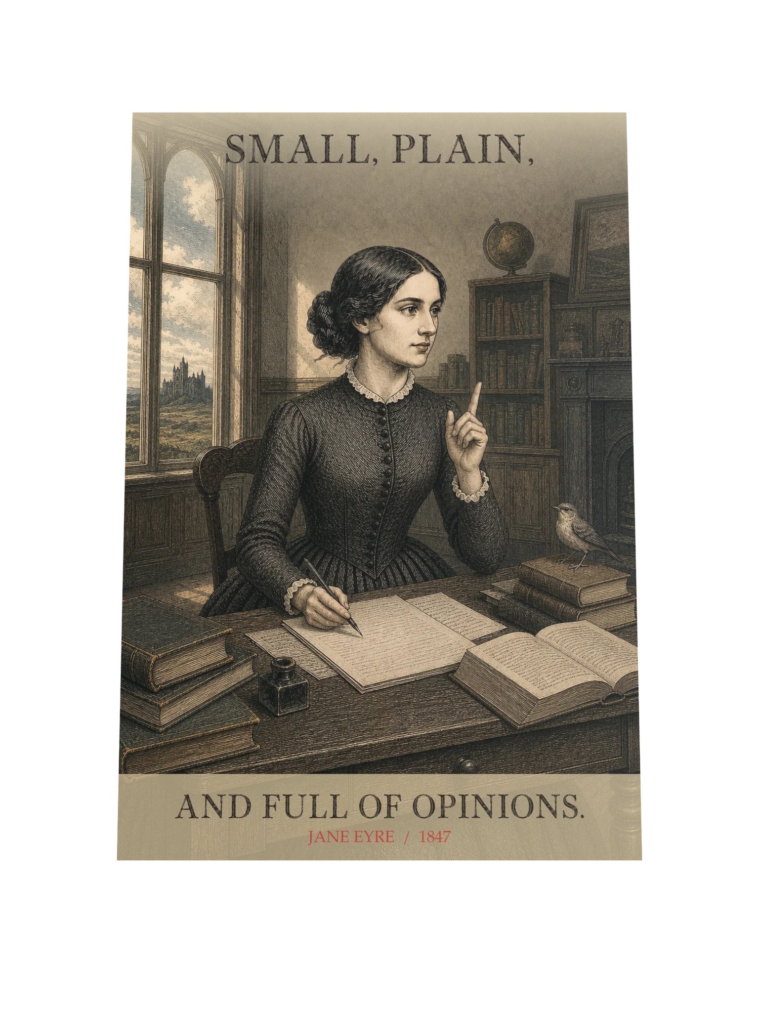 Full Of Opinions -- Jane Eyre Art Print product image (9)