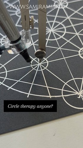 Theres 4 different circle sizes needed for this month's pattern....and I would have showed you the final outcome of this clas...