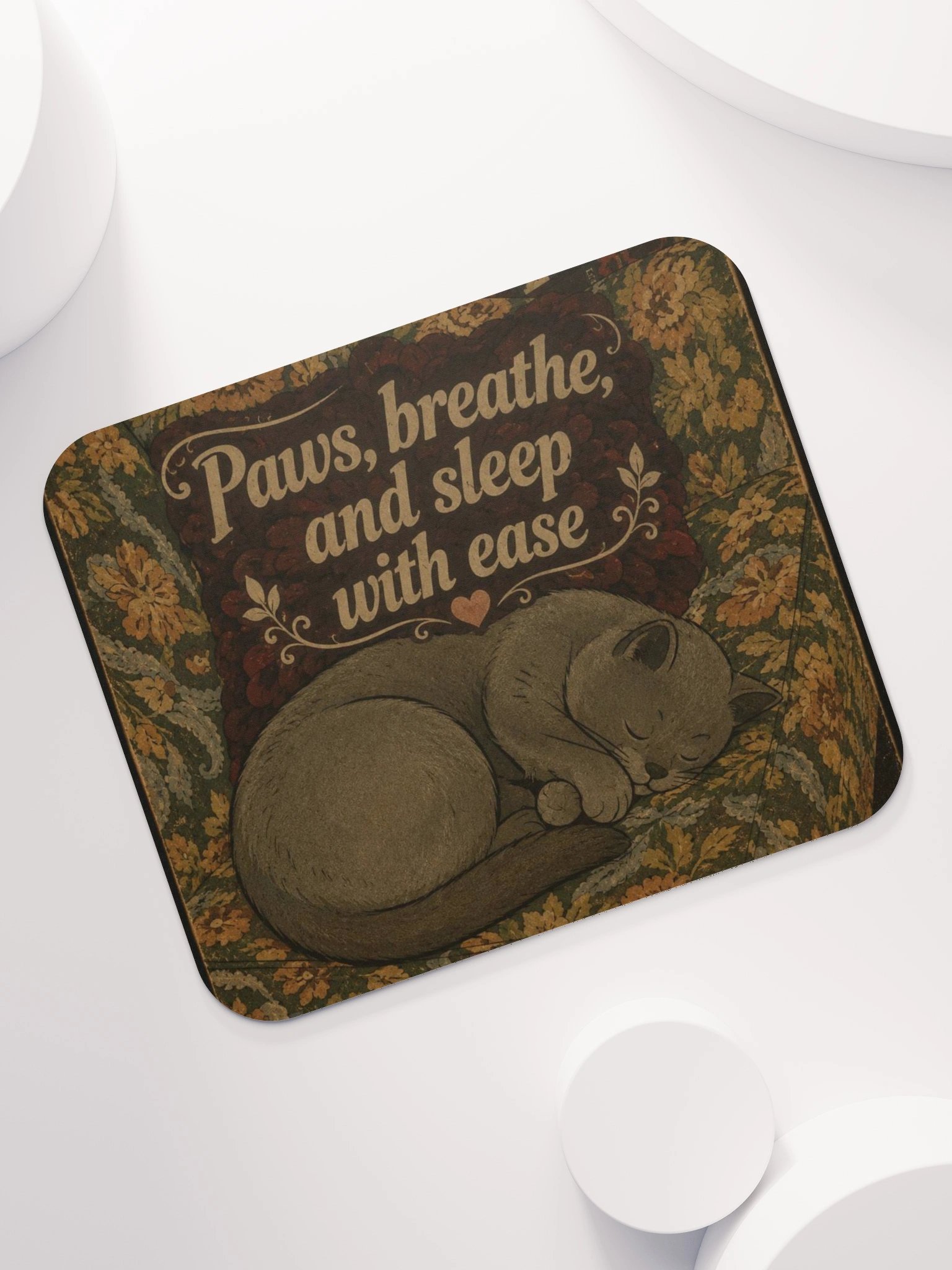 Paws, Breathe & Sleep Mouse Pad product image (7)