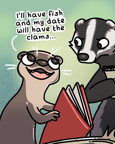 Fun (or actually NOT so fun) otter fact: male otters have occasionally been observed attempting to mate with dead females. 🦦😬...