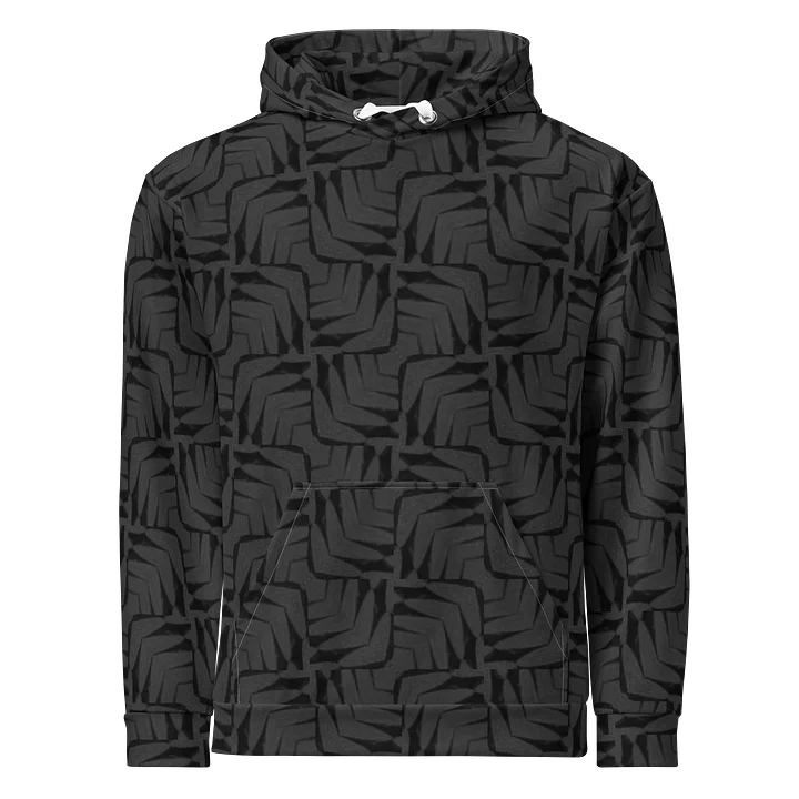 Shadow Tread – Urban Camouflage Seamless Pattern Unisex Hoodie product image (1)
