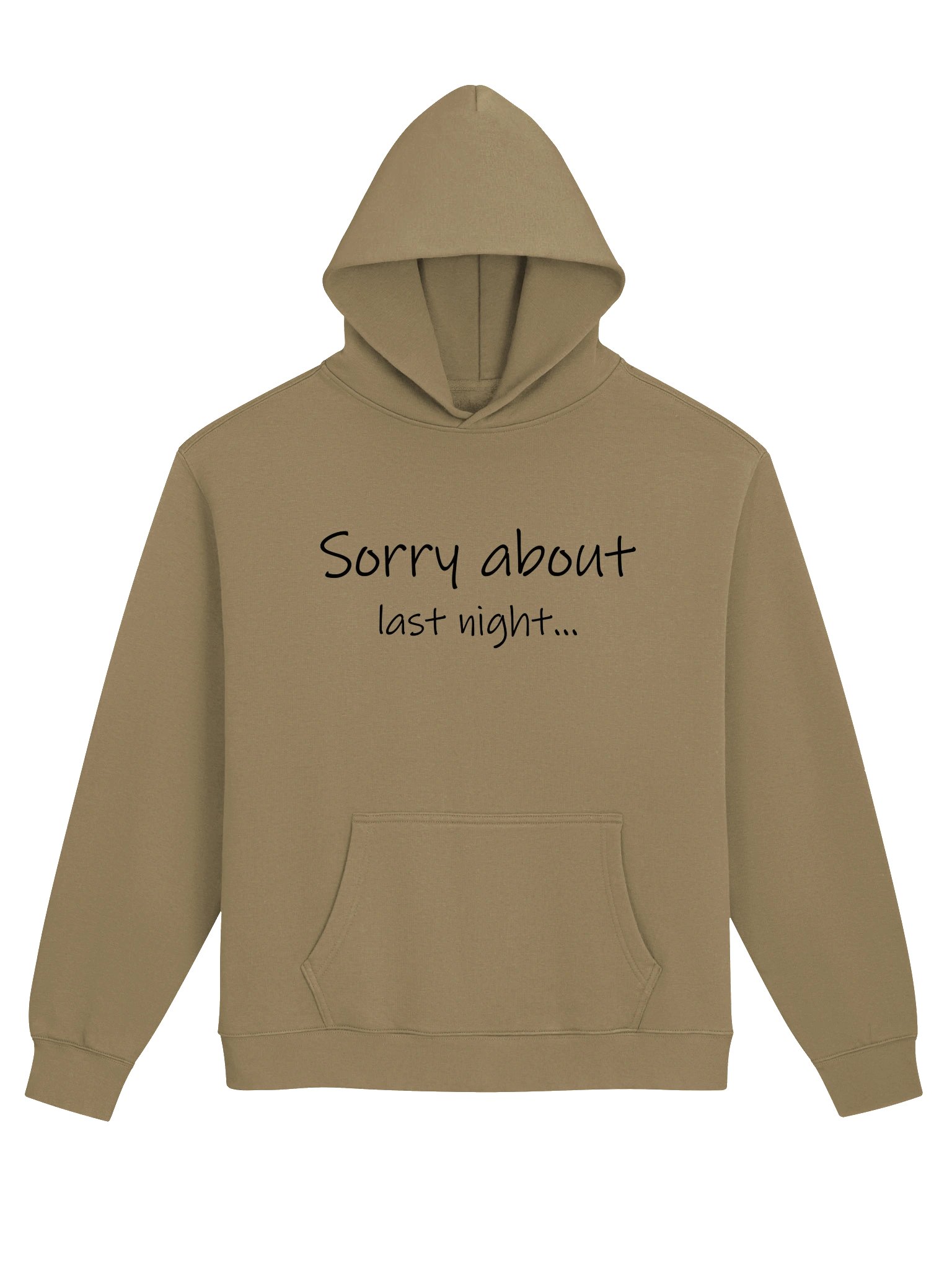 Sorry About Last Night Relaxed Hoodie Lt. product image (5)