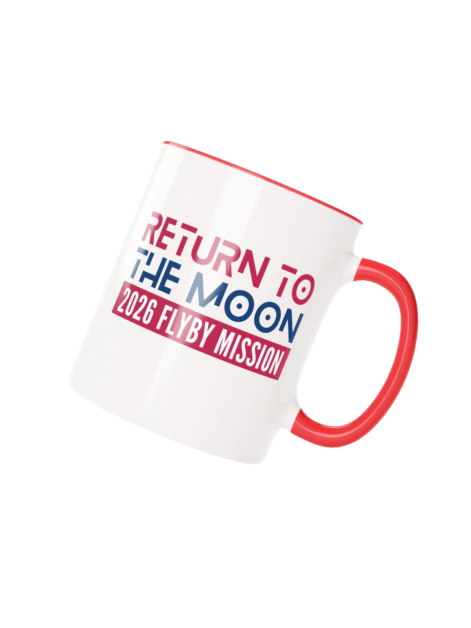 Lunar Mission Mug April 1 2026 Keepsake, Two Tone Ceramic Cup product image (2)