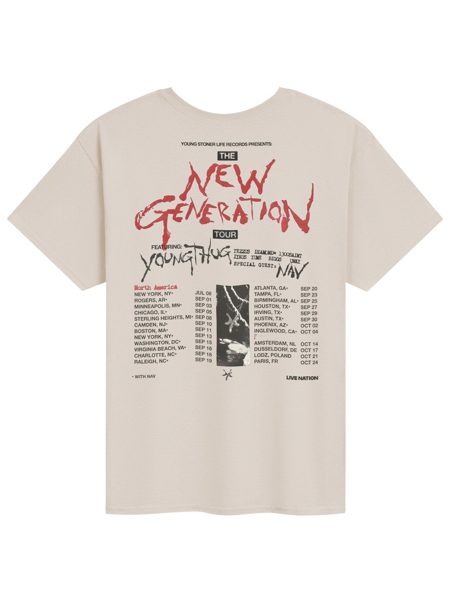 Young Thug The New Generation Tour Merch Tshirt product image (2)