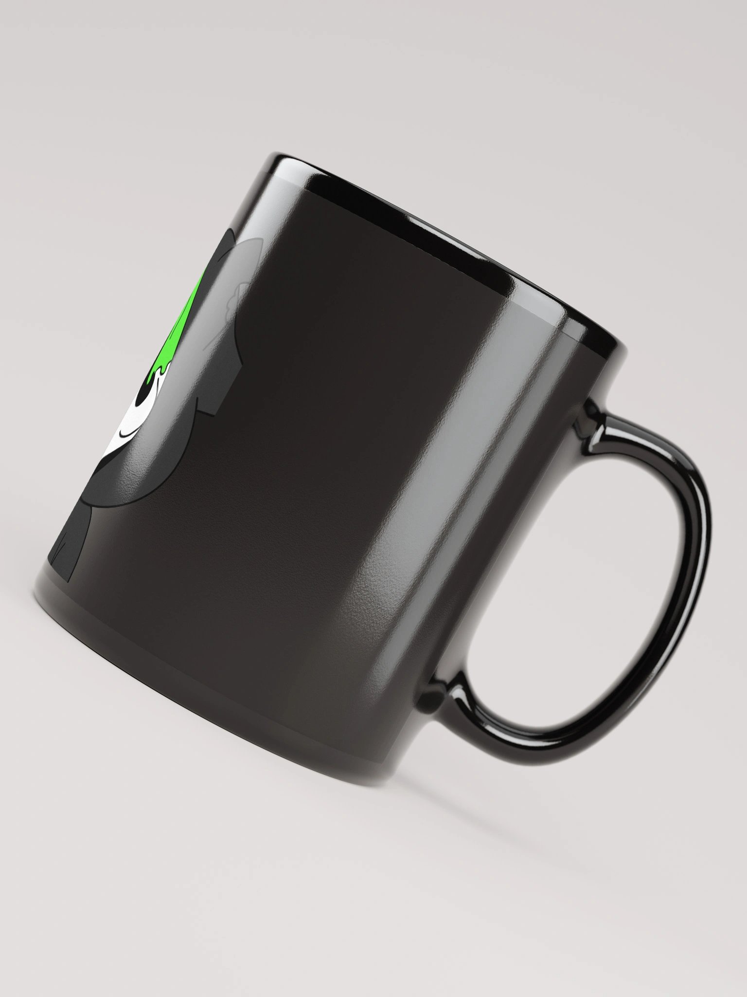 Black Glossy Obieface Mug product image (4)