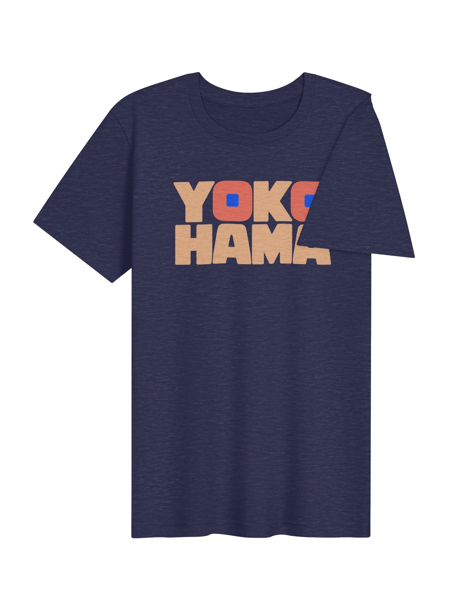 YOKOHAMA Peach Block Text Tee product image (4)