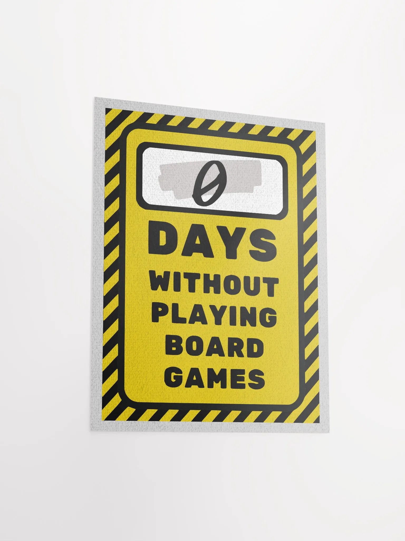 Workplace Accident Sign Board Game Room Poster - 11