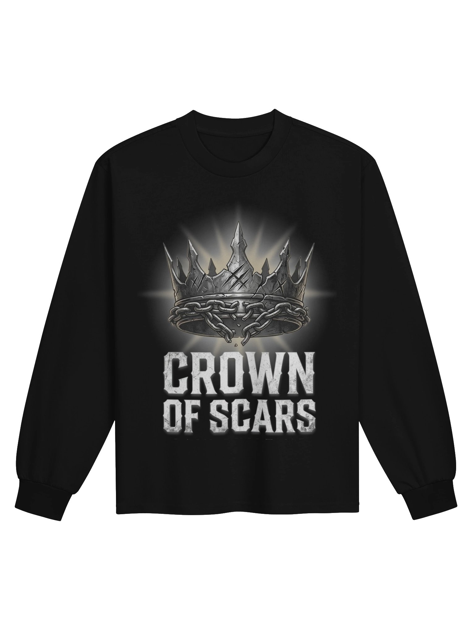 Crown of Scars Long Sleeve — Pain Built Me product image (1)
