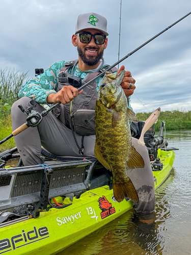 Day 3 in Michigan did not disappoint. It was full of small, creeks, adventure, and giant smallies! Once again the @zmanfishin...