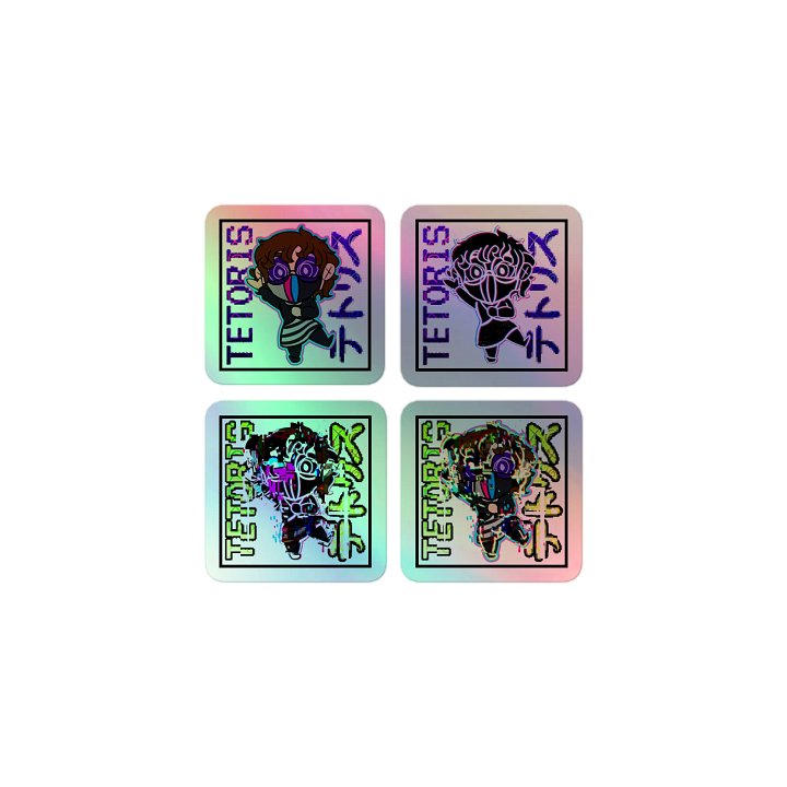 TETORIS - Holographic Stickers product image (1)