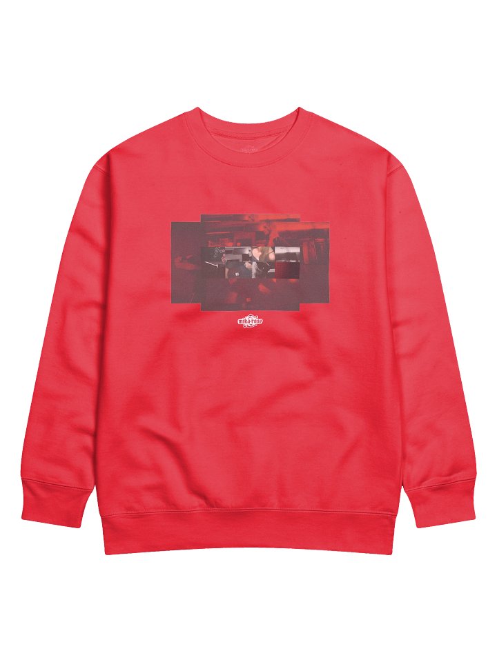 red geometry sweatshirt product image (2)