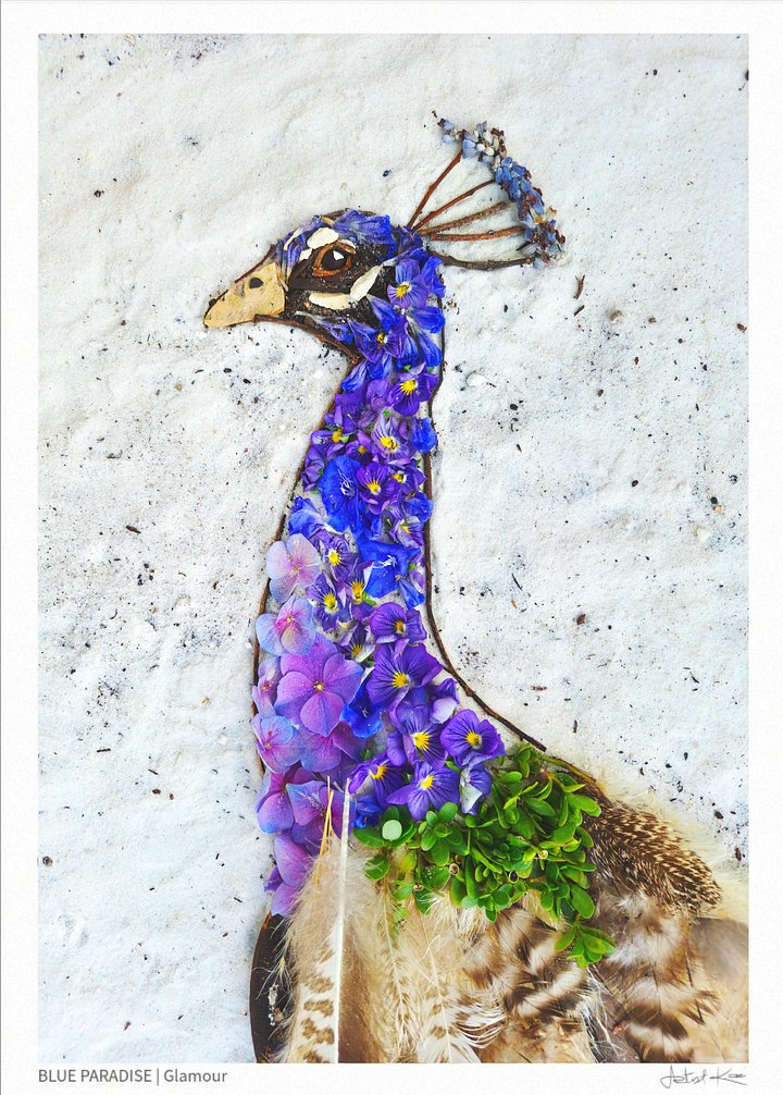 BLUE PARADISE: Glamour | Fine Art Print product image (1)