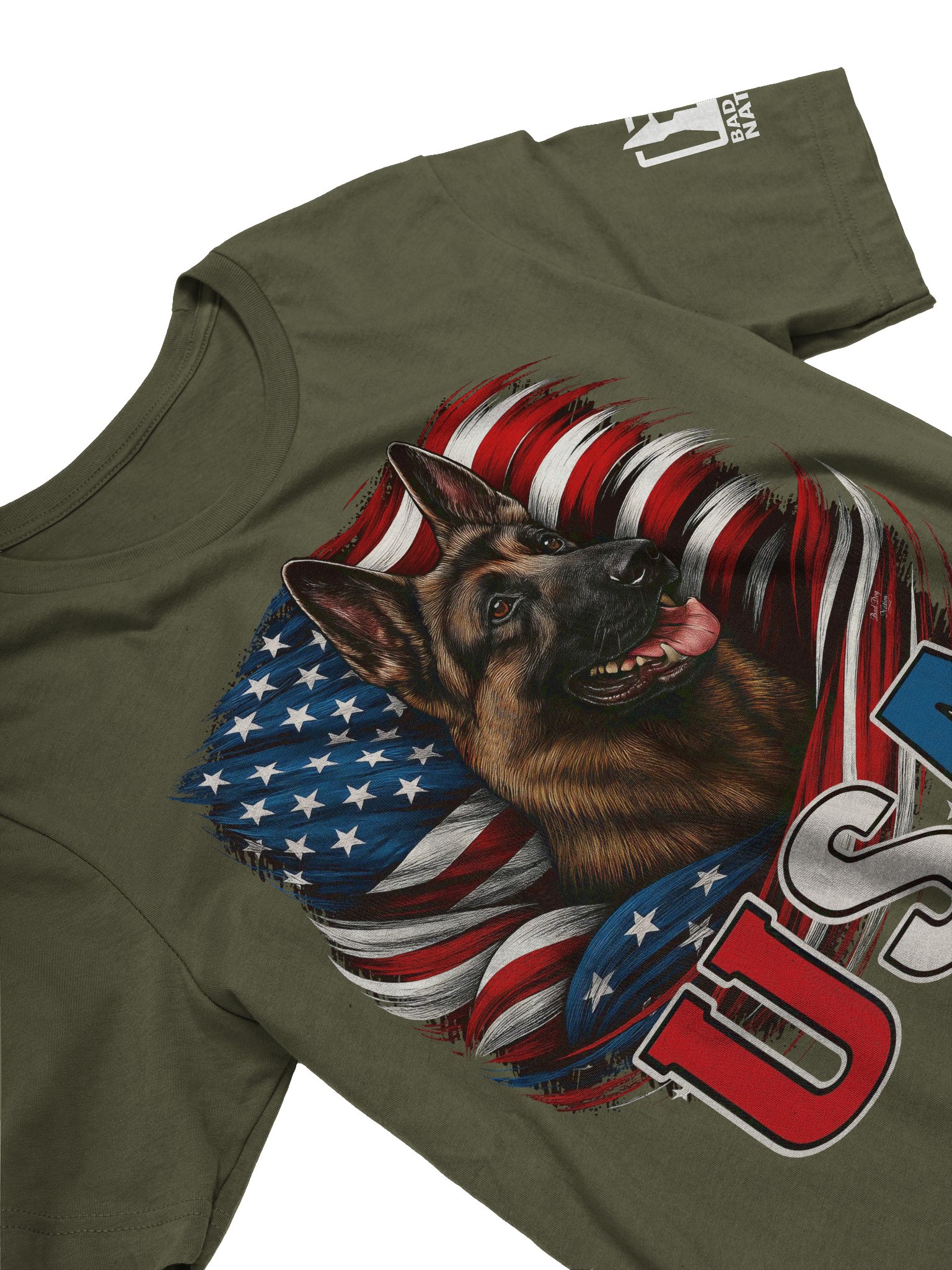 USA German Shepherd - Premium Adult Unisex T-shirt product image (2)