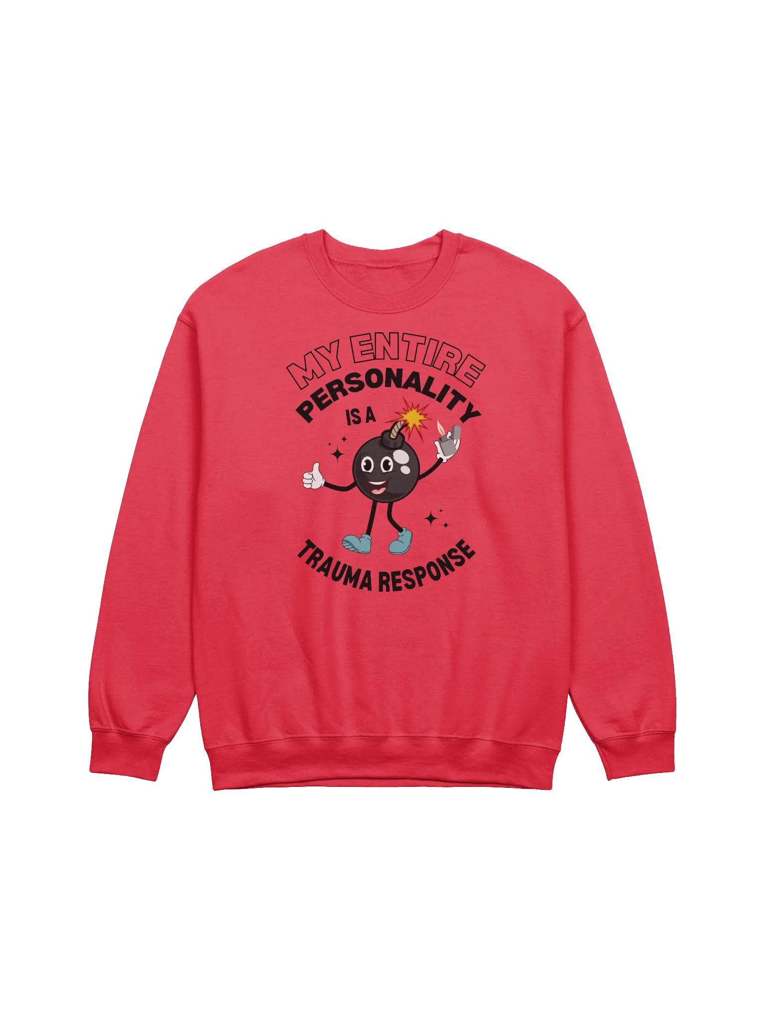 My Entire Personality Is A Trauma Response Sweatshirt product image (1)