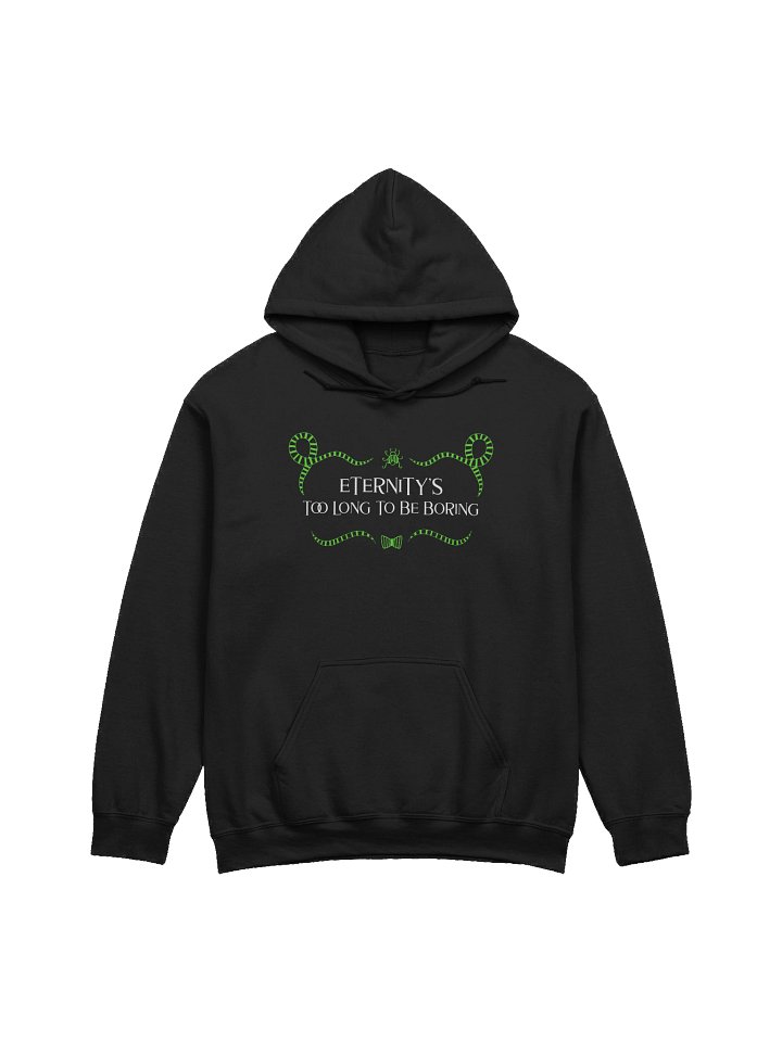 [UM Designs] Too Long To Be Boring - Unisex Pullover Graphic Hoodie [black letters] product image (1)