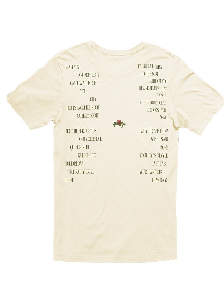 Letters Track List Tee product image (2)