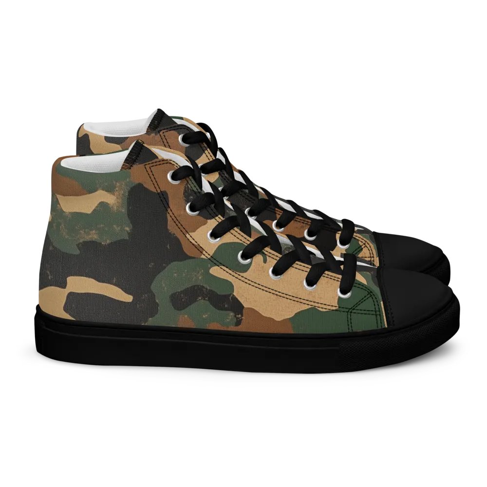 Retro Camo Women's High Tops product image (2)