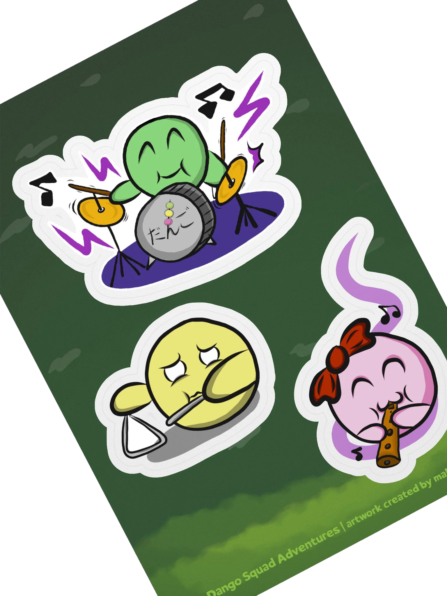 Dango Band - Kiss Cut Sticker Sheet product image (2)