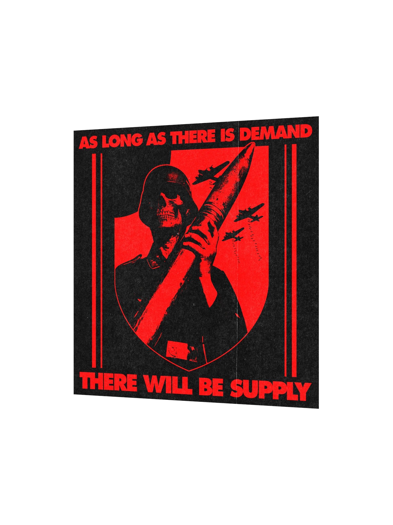 DEMAND AND SUPPLY POSTER RED product image (7)
