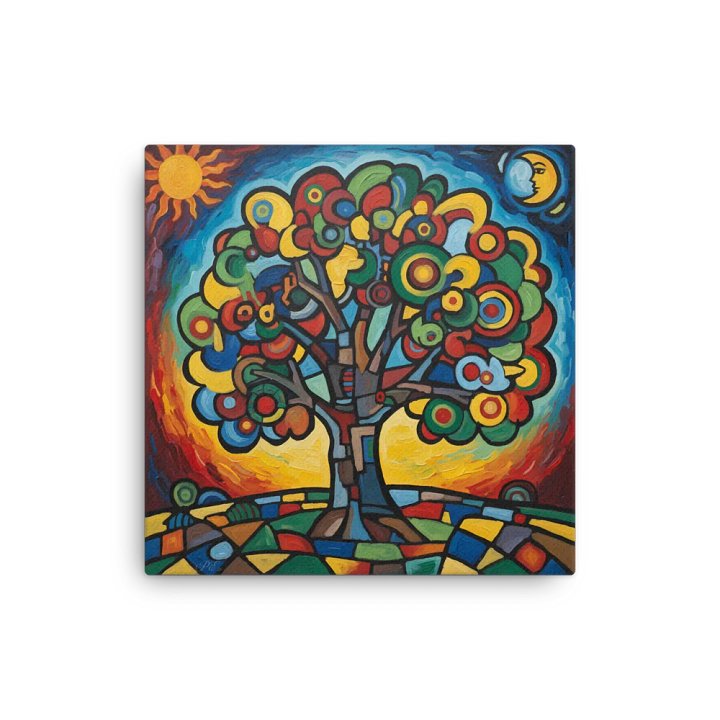 Tree of Time A Dance of Day and Night - Canvas product image (2)