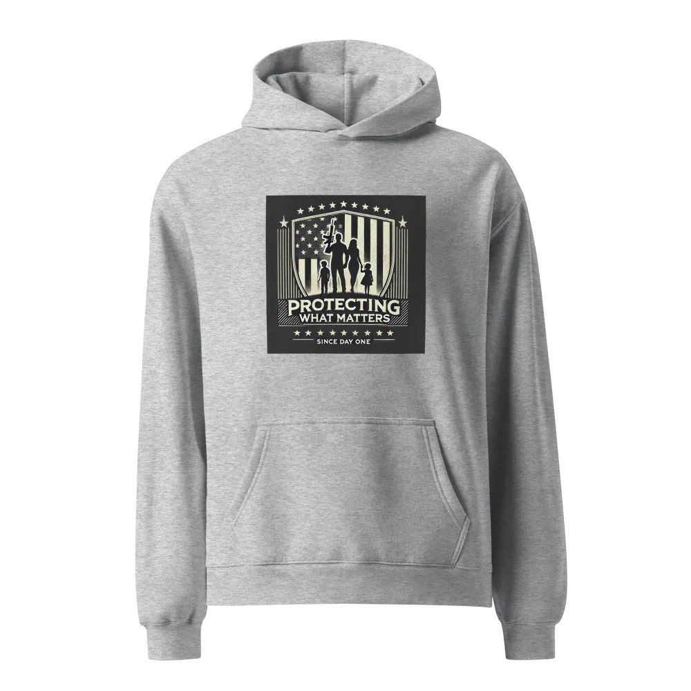 Premium Oversized Hoodie – “Protecting What Matters Since Day One” product image (4)