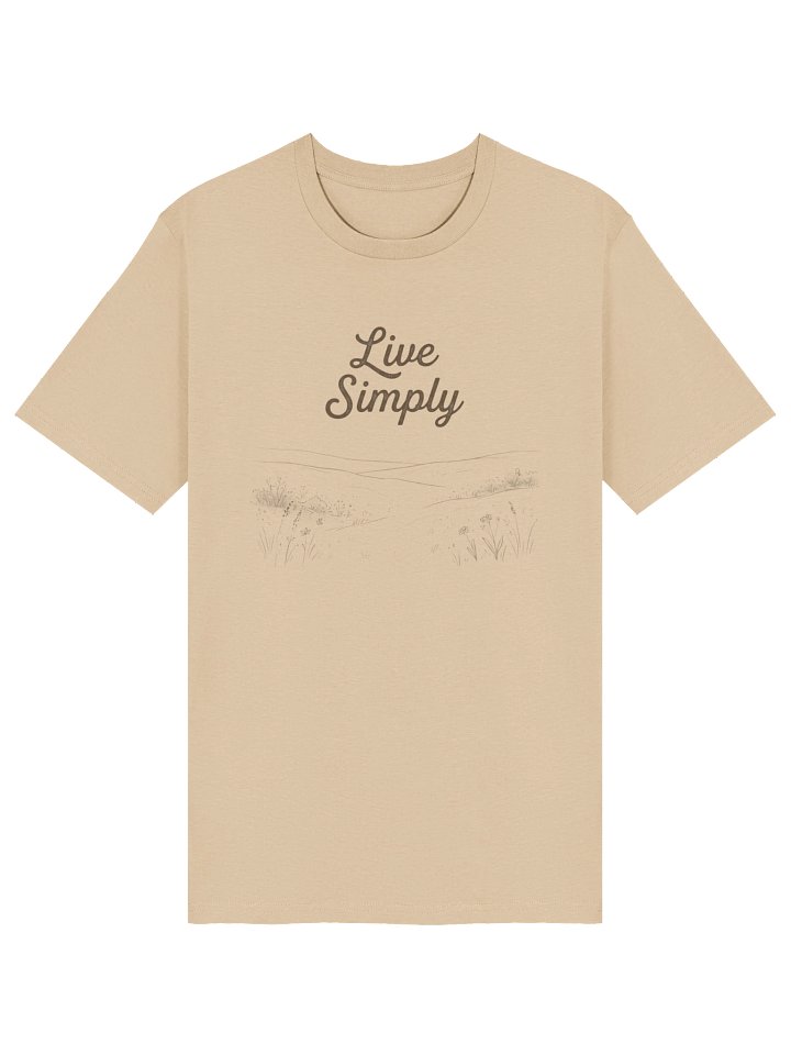 Live Simply T-Shirt – Minimalist Christian Life T-Shirt product image (2)