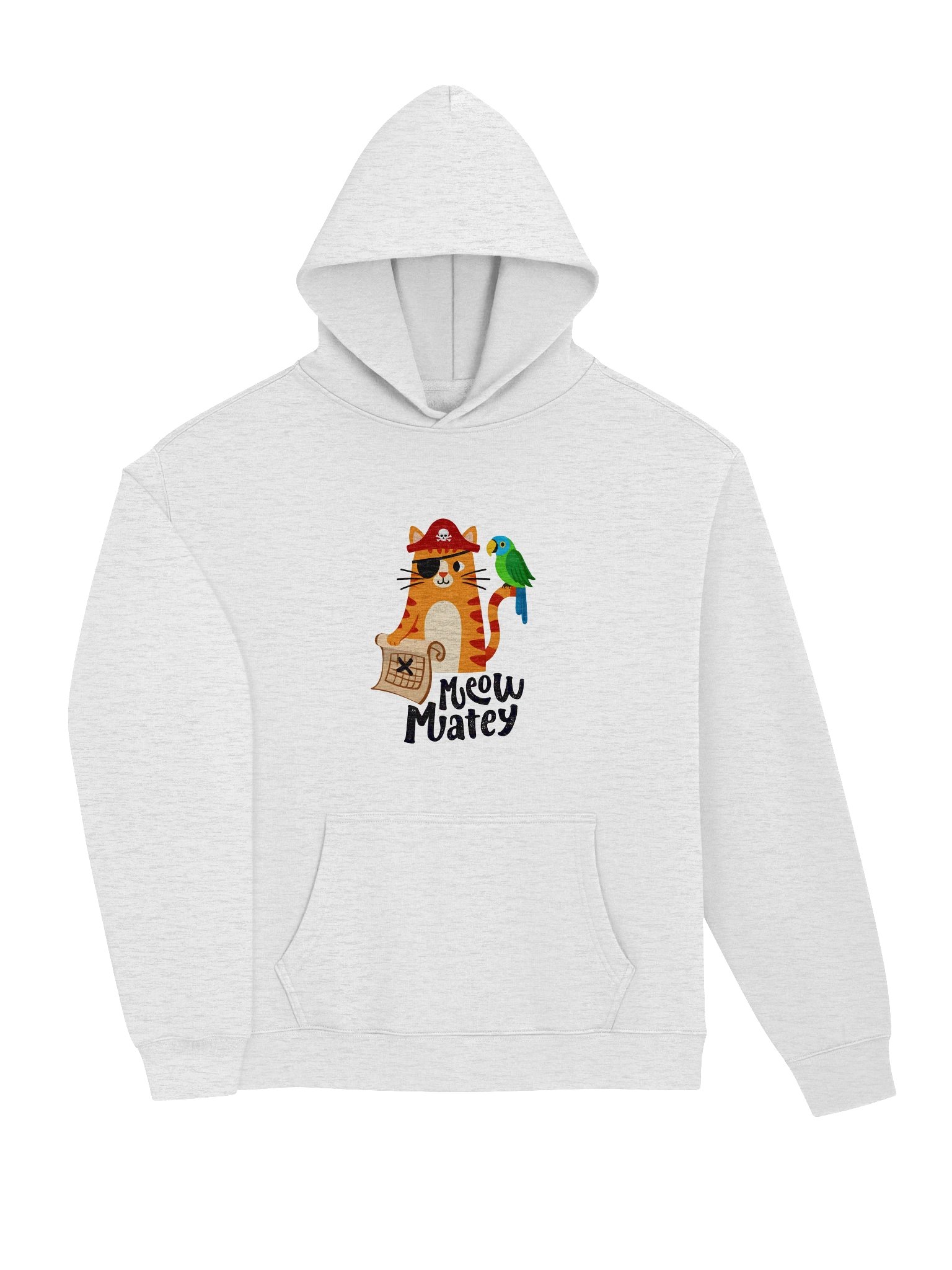 Meow Matey Pirate Cat Oversized Hoodie product image (18)