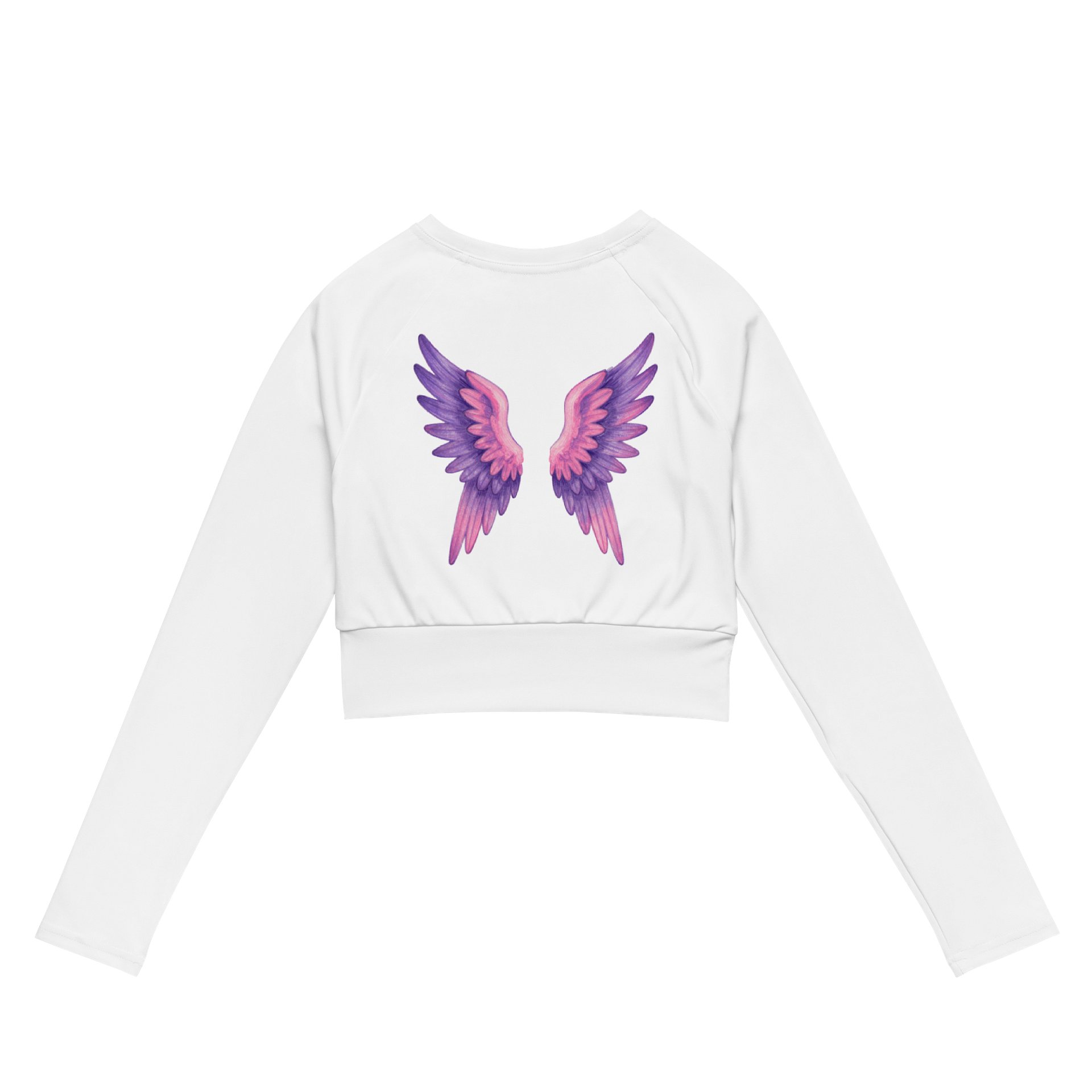 Ethereal Wings All-Over Print Crop Top product image (7)