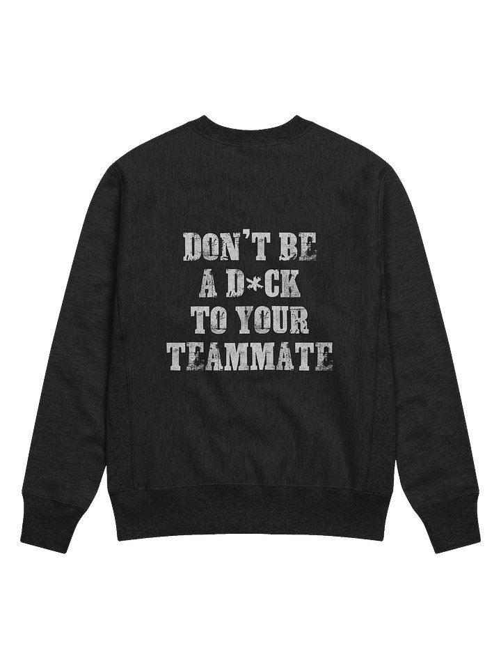 Make Friends Not Enemies Champion® Sweatshirt product image (2)